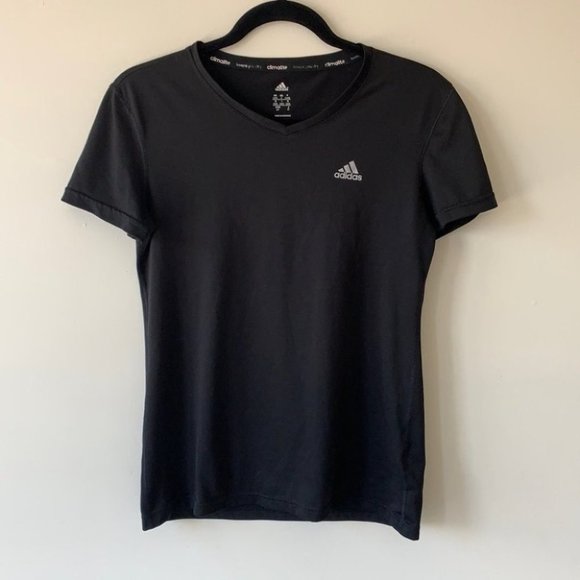 Adidas Climate Black Athletic Tee - Picture 2 of 4